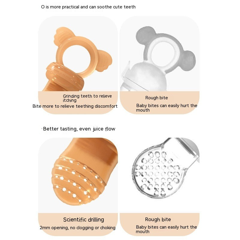 Children's Silicone Fruit Feeder Pacifier